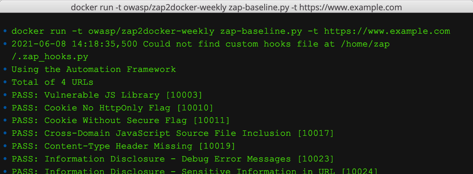 Using the Automation Framework
